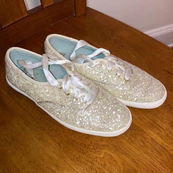 Kate Spade Glitter Keds sz6 - Picture 5 of 7
